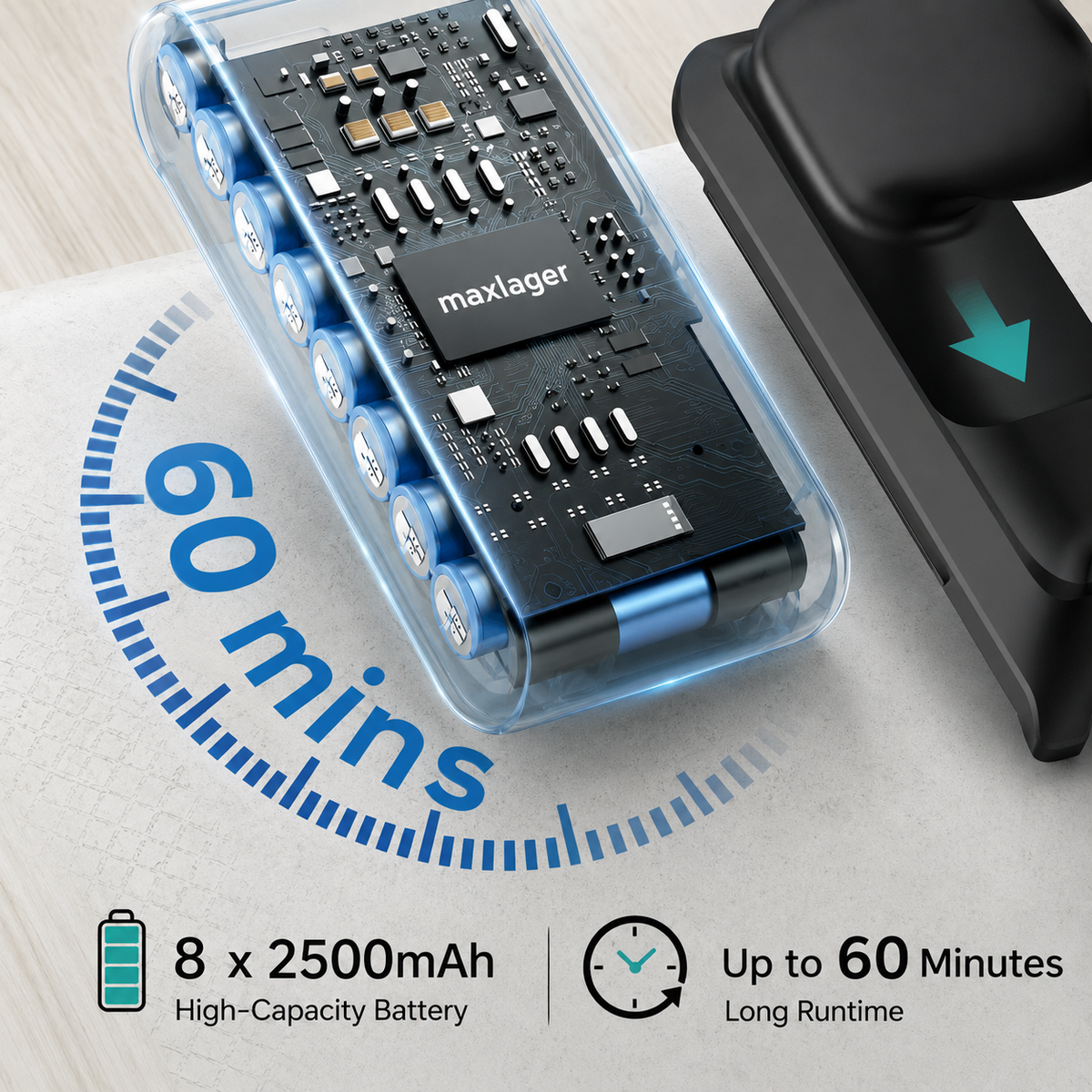 Veilem X7 Ultra – Sladdlös Skaftdammsugare 550W | 50KPA