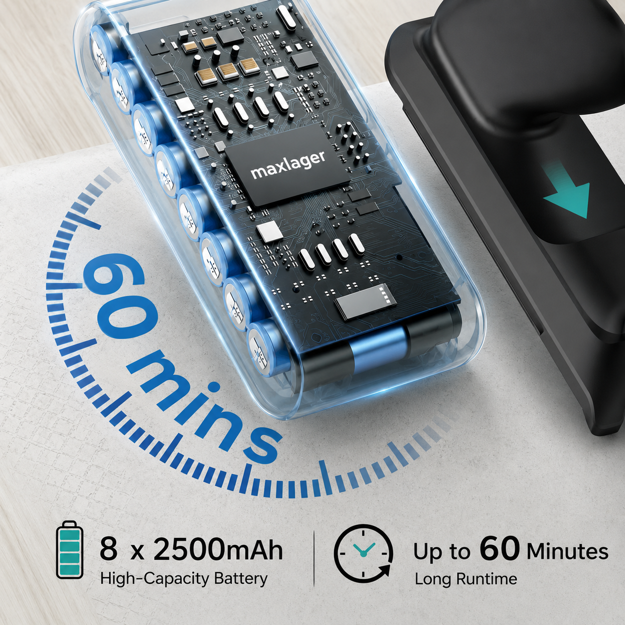 Veilem X7 Ultra – Sladdlös Skaftdammsugare 550W | 50KPA