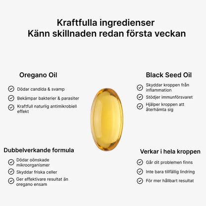 Veilem- Oreganoolja med Svartkumminolja