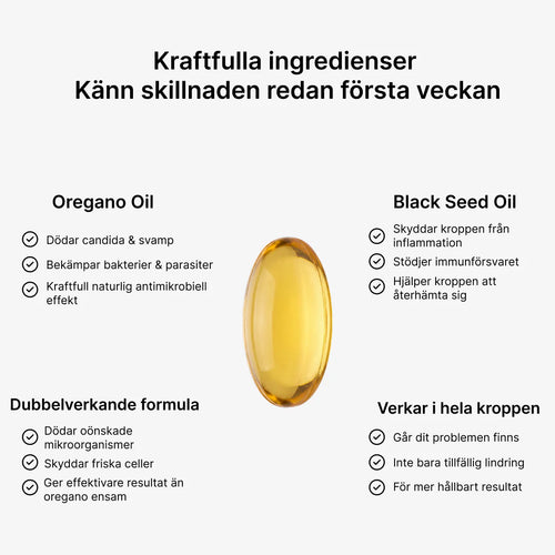 Veilem- Oreganoolja med Svartkumminolja
